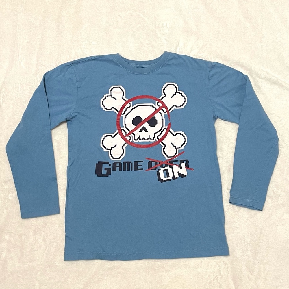 Children’s Place Game On Gamer Long Sleeve Shirt Youth Boys‎ Size XL 14
